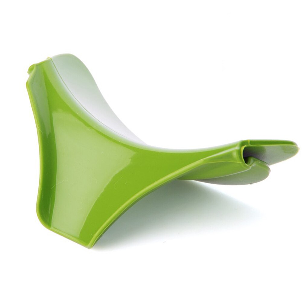 Silicone Anti-déversement sans lacet Pour entonnoir à bec verseur Pour casseroles et bols et Pots accessoires d'outils de cuisine à domicile: 01