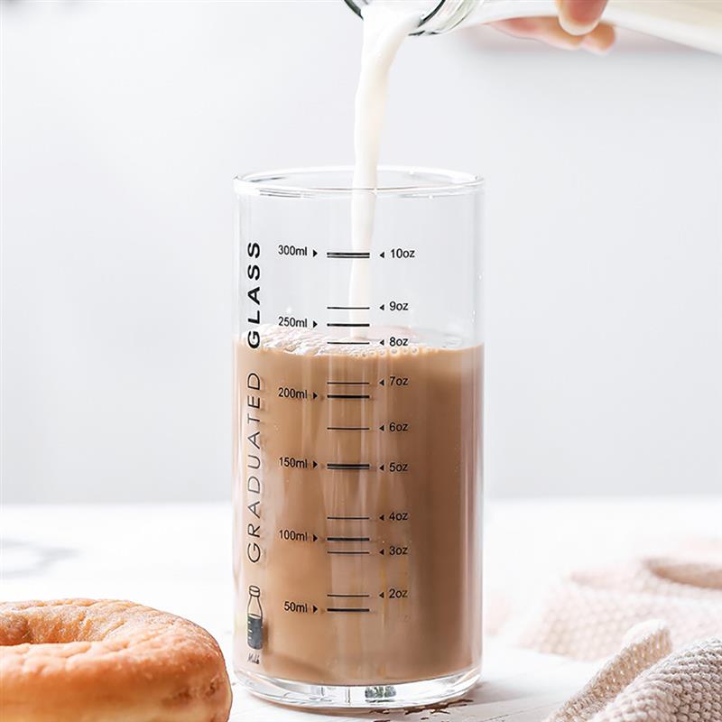 Verre à boire de 11.16oz verre à eau multi-usage | Verre à bille avec mesure