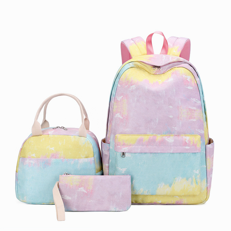 Sacs à dos d'école légers et résistants à l'eau pour adolescentes, Style japonais, imprimé Floral, pour lycée, pour enfants: New 878 Yellow