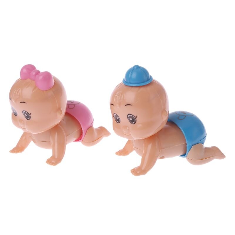Twist Baby Crawling Crawl Doll Clockwork Doll Wind Up Toy For Boy Girl Party