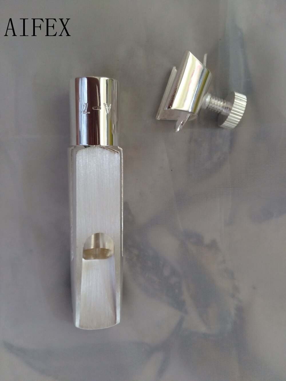 Free Products Most Cheap Metal Alto Saxophone Tenor Saxophone Mouthpiece Silver Plated 7 Model