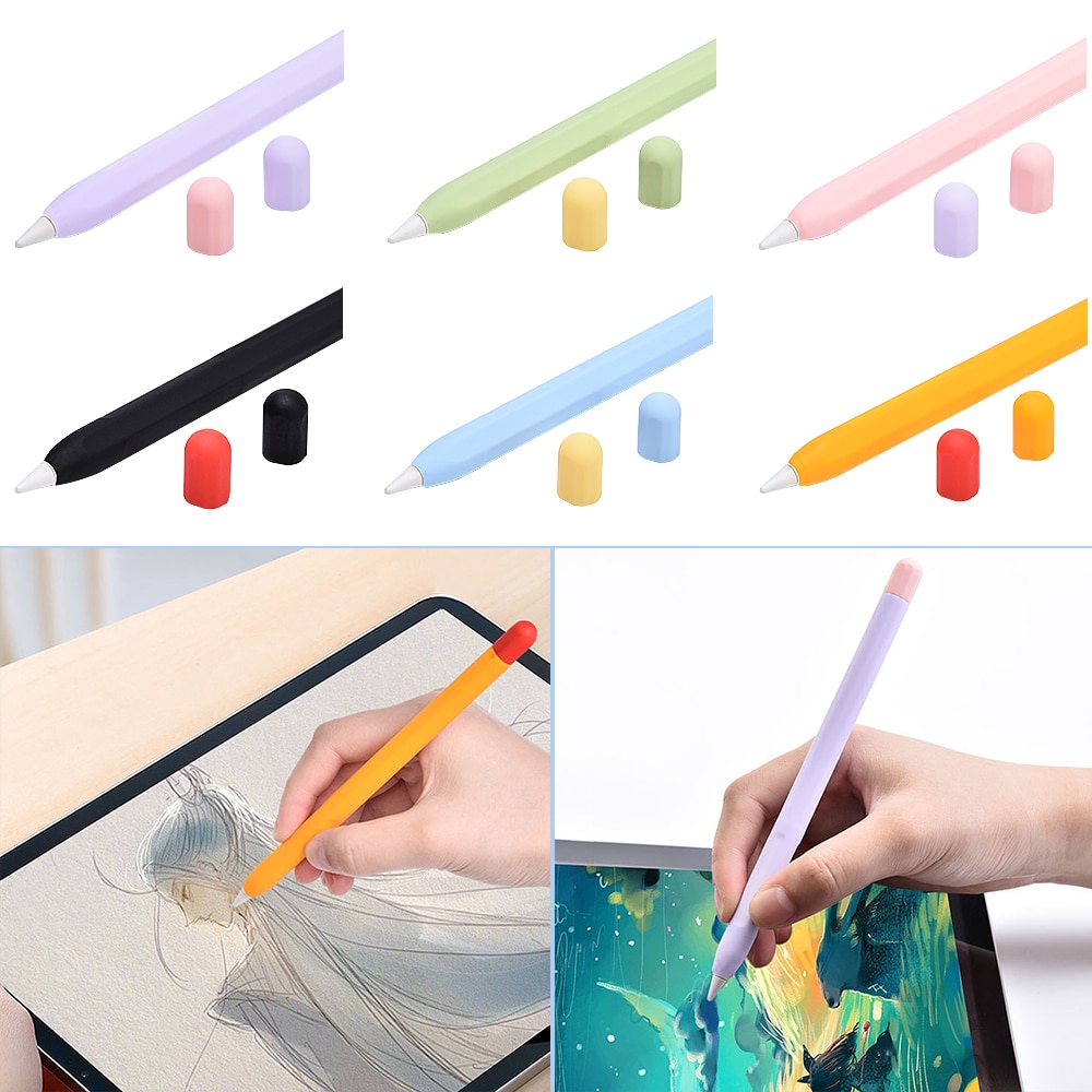 Voor Apple Potlood 2 Beschermhoes Pen Punt Stylus Penpoint Cover Soft Silicone Protector Case Voor Apple Potlood 2 Case en Cap