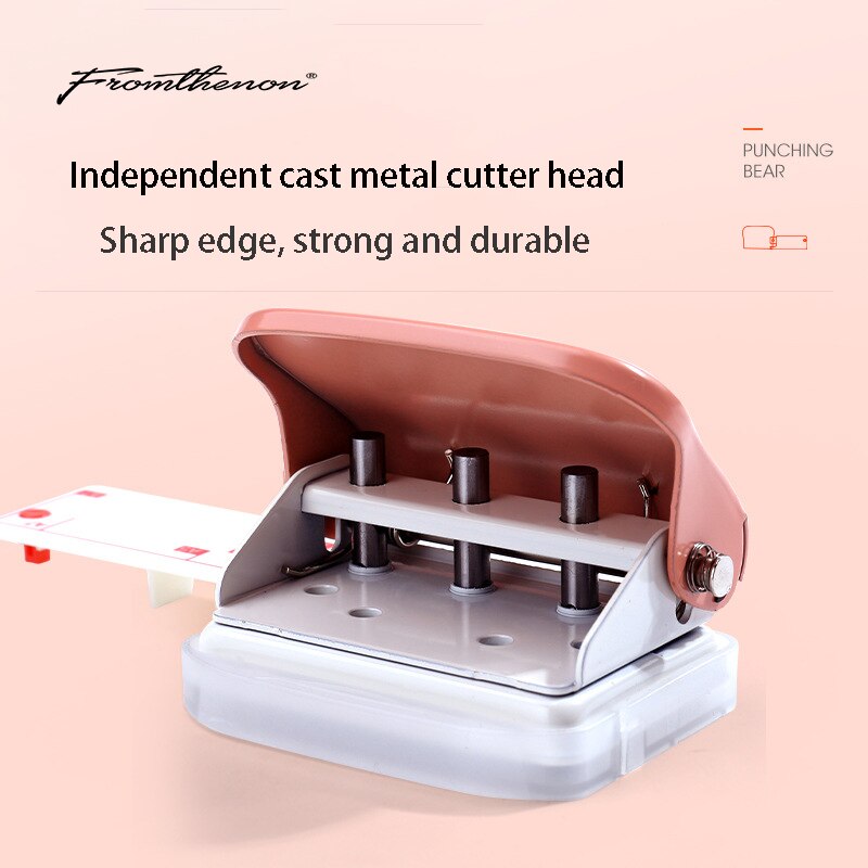 Fromthenon Paper Hole Punch A7A6A5 Spiral Notebook 3/6/9 Holes Planner DIY Loose-leaf Puncher Manual Scrapbooking Tools