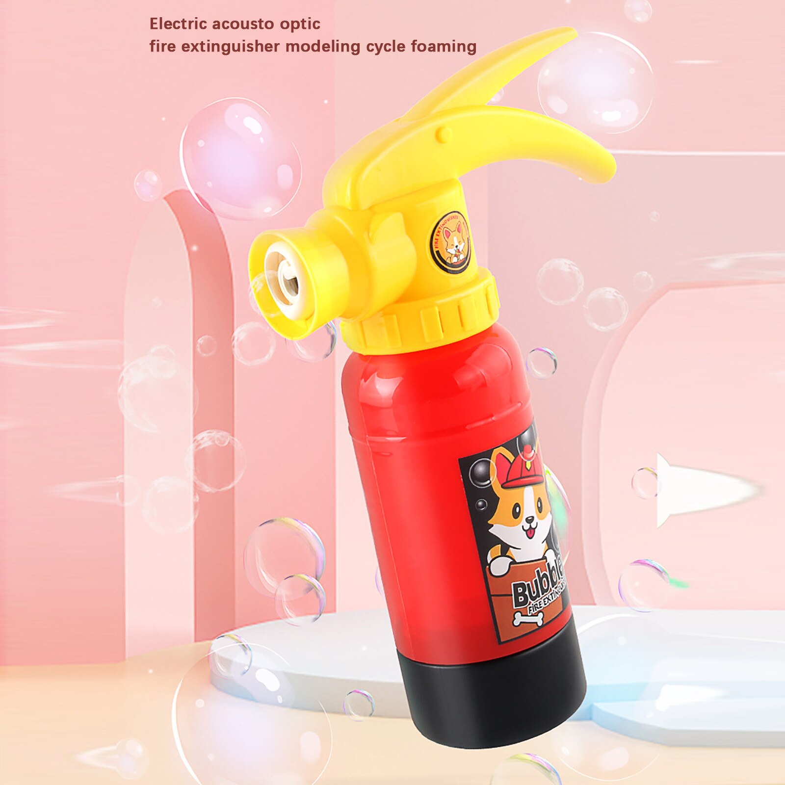 Bulle Brandblusser Elektrische Kids Fun Outdoor Zomer Speelgoed Lichten Muziek 200Ml Outdoor Speelgoed Educatief Speelgoed Voor Kinderen #4