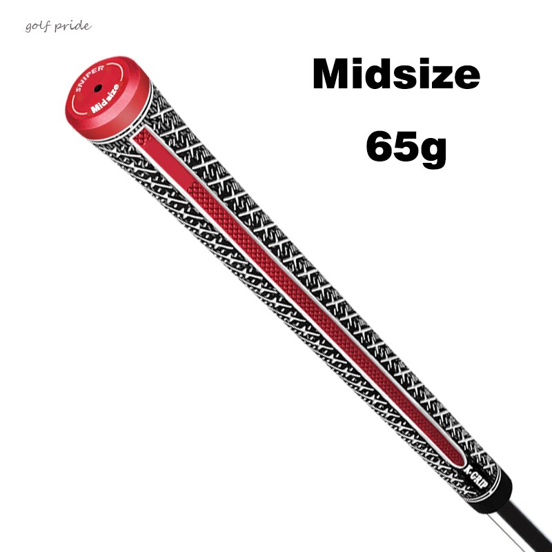 I golf jern træ greb standard og mellemstørrelse køllegreb z ridge line golf greb 10 stk/parti: Mellemstor