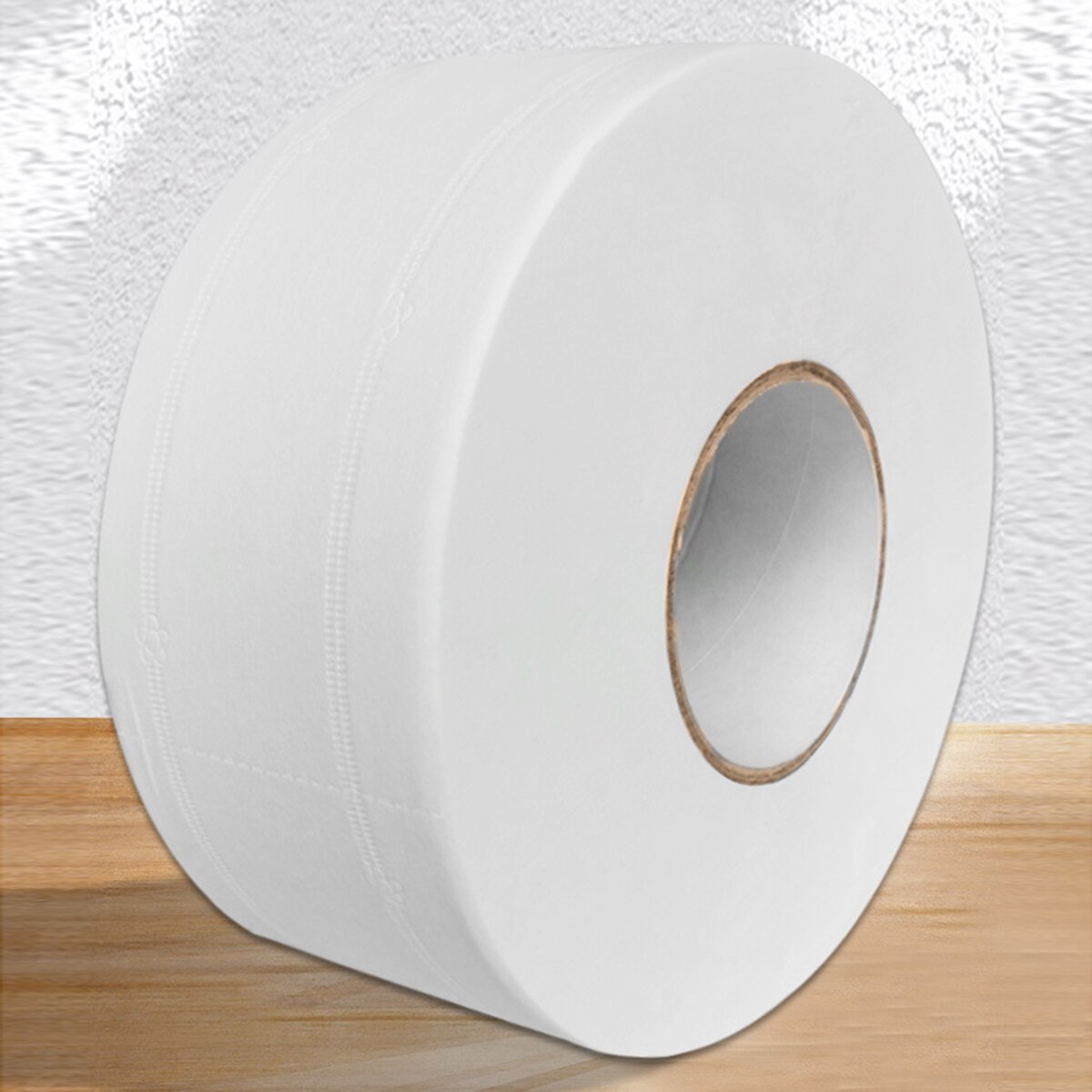 1 Roll Big Roll Toilet Paper 3-Layer Native Wood Soft Toilet Paper Pulp Home Rolling Paper Strong Water Absorption