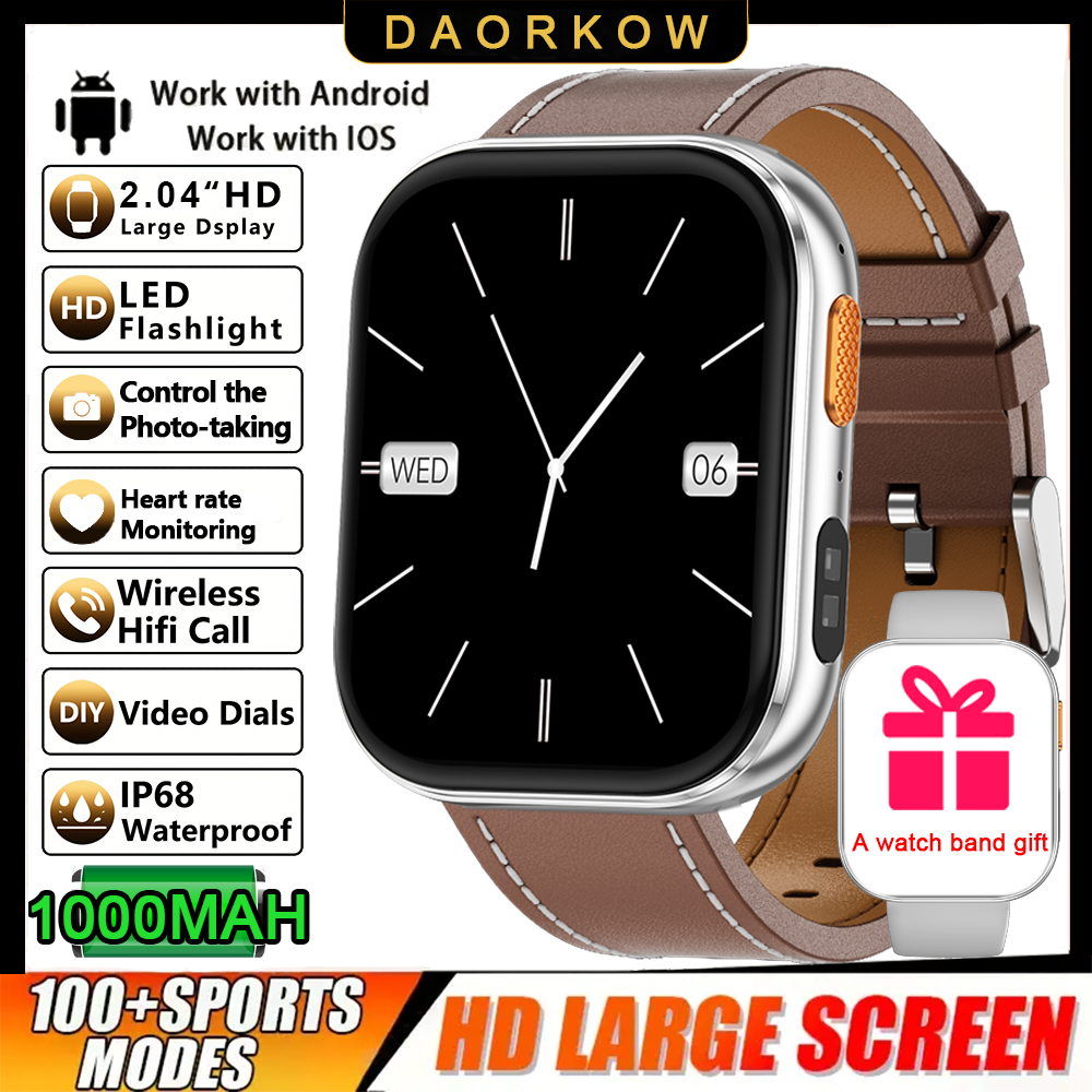 2026 T-REX3 NUOVO smartwatch alla moda, batteria da 1000 mAh, chiamata Bluetooth, modalità sportivo multiplo, adatto sia per uomini che per donne: Blu