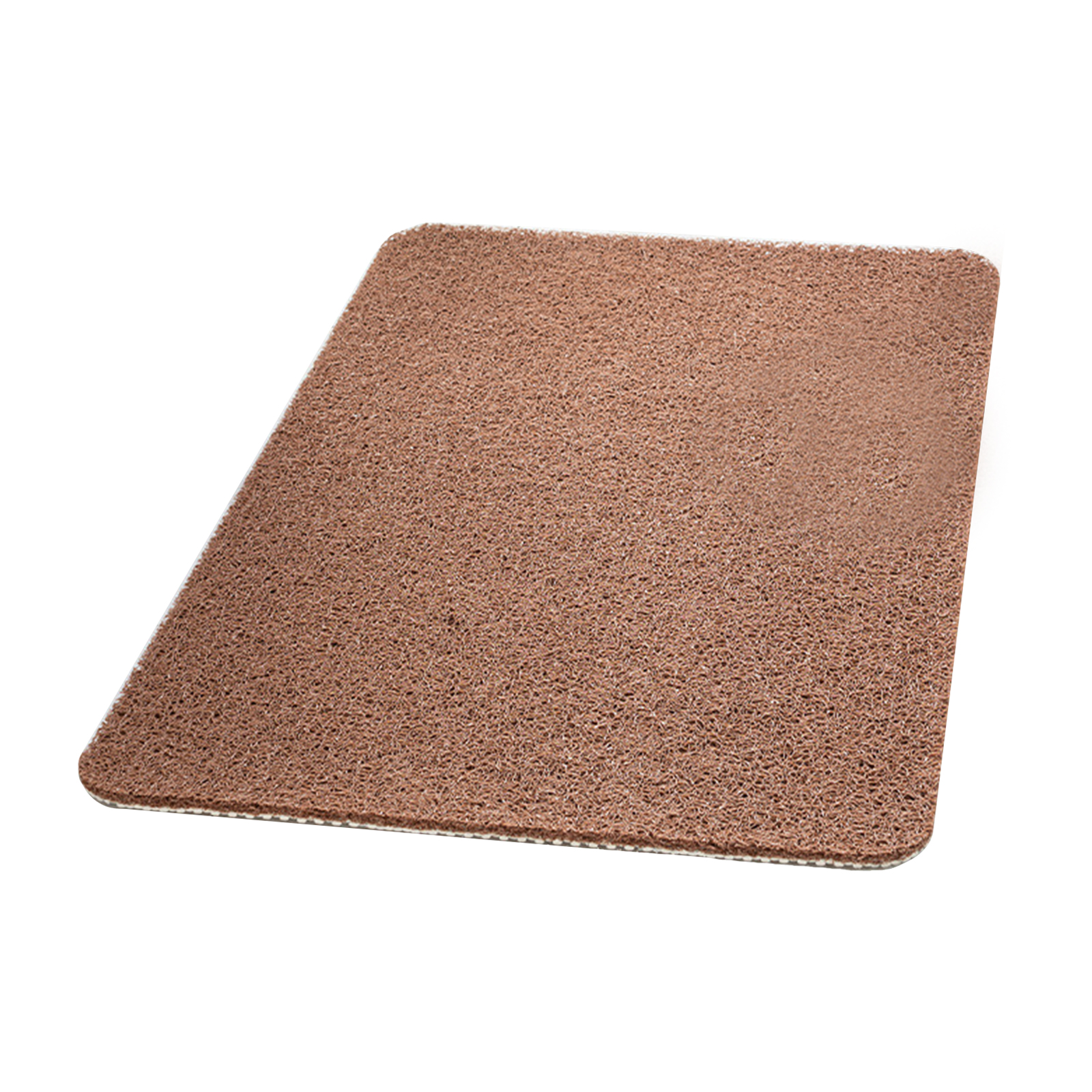 Douche Mat Antislip Bad Mat Water Absorberende Deur Mat Sneldrogend Wasbaar Pvc Loofah Badmat Voor Badkamer Slaapkamer keuken: Bruin