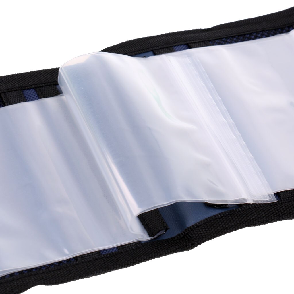 High Grade 12 Clear Pocket Leader Wallet Fishing Line Tippet Storage Bag
