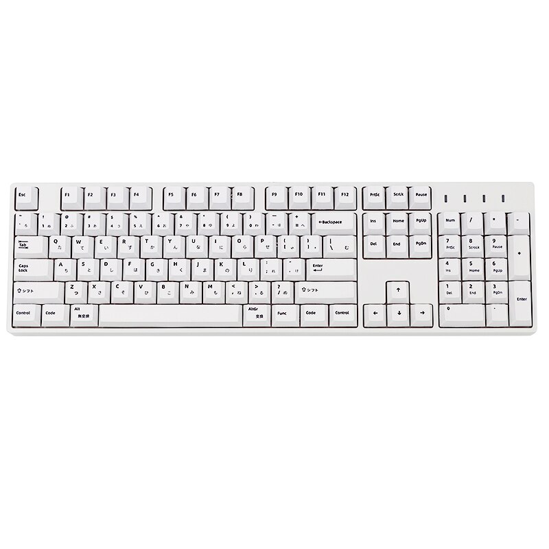 132key caps dye sub keycap Japanese PBT Keycaps White Minimalist Style For GMK Keyboard gk61/64/68/84/tkl87/96/980/108