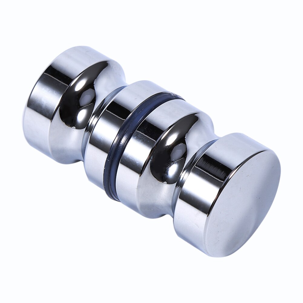 Aluminio Deur Handvat 1,1 "Dia Enkel Glass Deurknop Badkamer ducha Kast Handvat w/Schroef para accesorios de puertas de Casa
