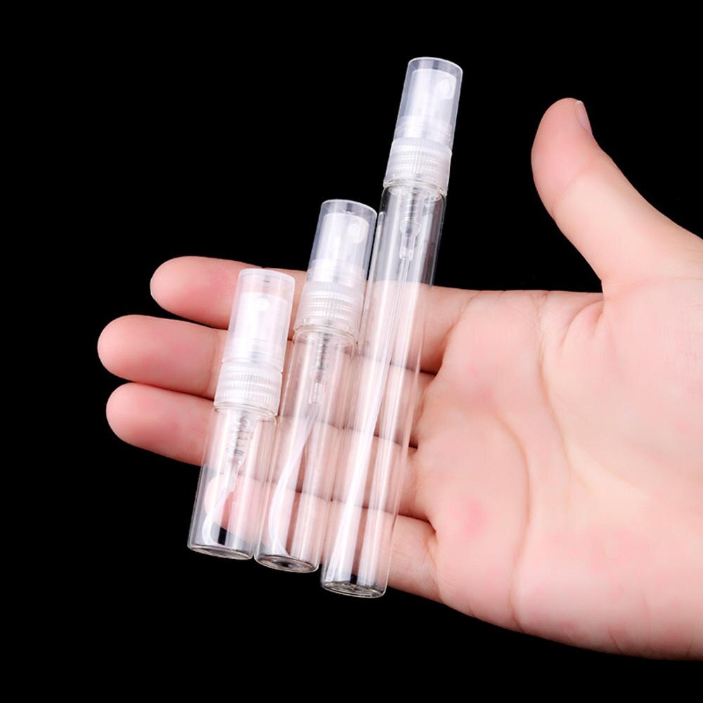 1 stuks fijne nevel heldere spray flessen draagbare glazen parfumfles 3ml 5ml 10ml mini lege parfum glazen spray flessen voor op reis