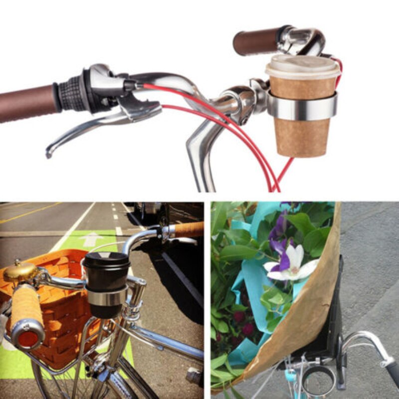 Bicycle Cycling Cup Holder Motorcycle Bicycle Bike Handlebar Mount Coffee Drinks Cup Beer Holder Tea Cup Holder Bicycle Bracket