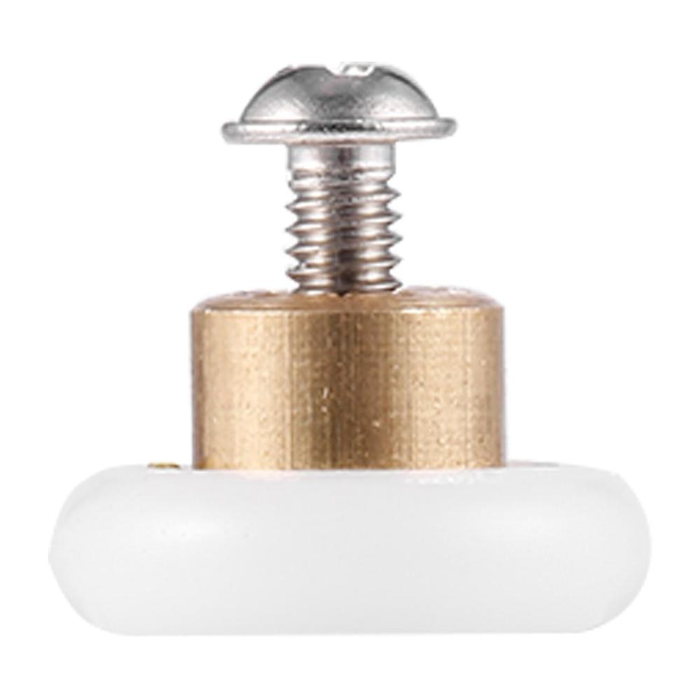 Lance Home 8 stuks douchedeurrollen, 23 mm, metallic, kunststof, ultrastil
