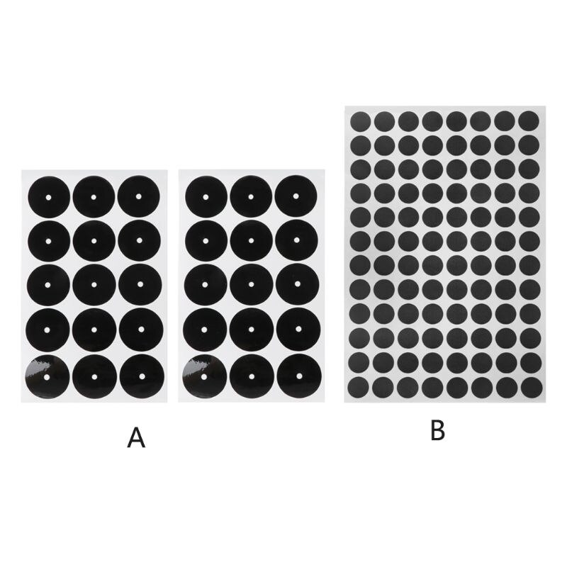 Billiard Point Stickers Black Table Spots White Ball Locator Sticker Snooker Pool Accessories American/English