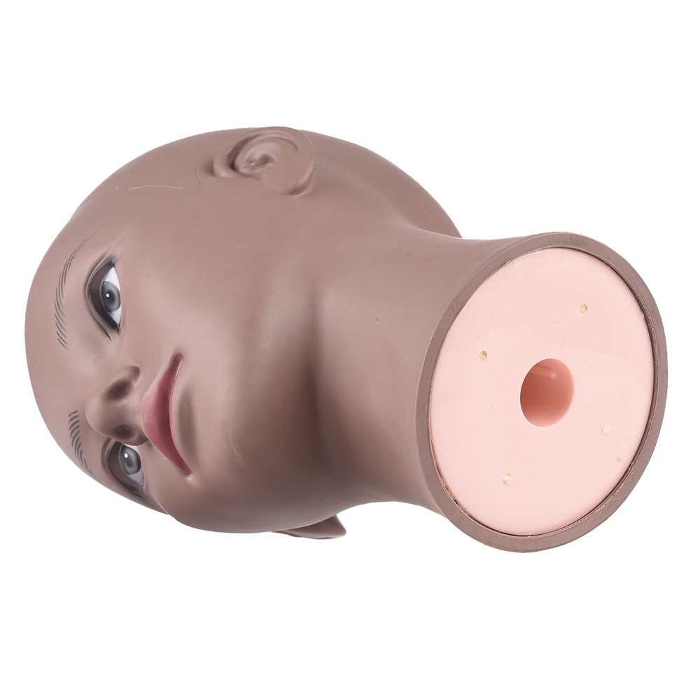 1pcs Wig Head Soft Teaching Head Female Mannequin Head For Making Wigs ，Display Wigs Manikin Head Training Head without Hair