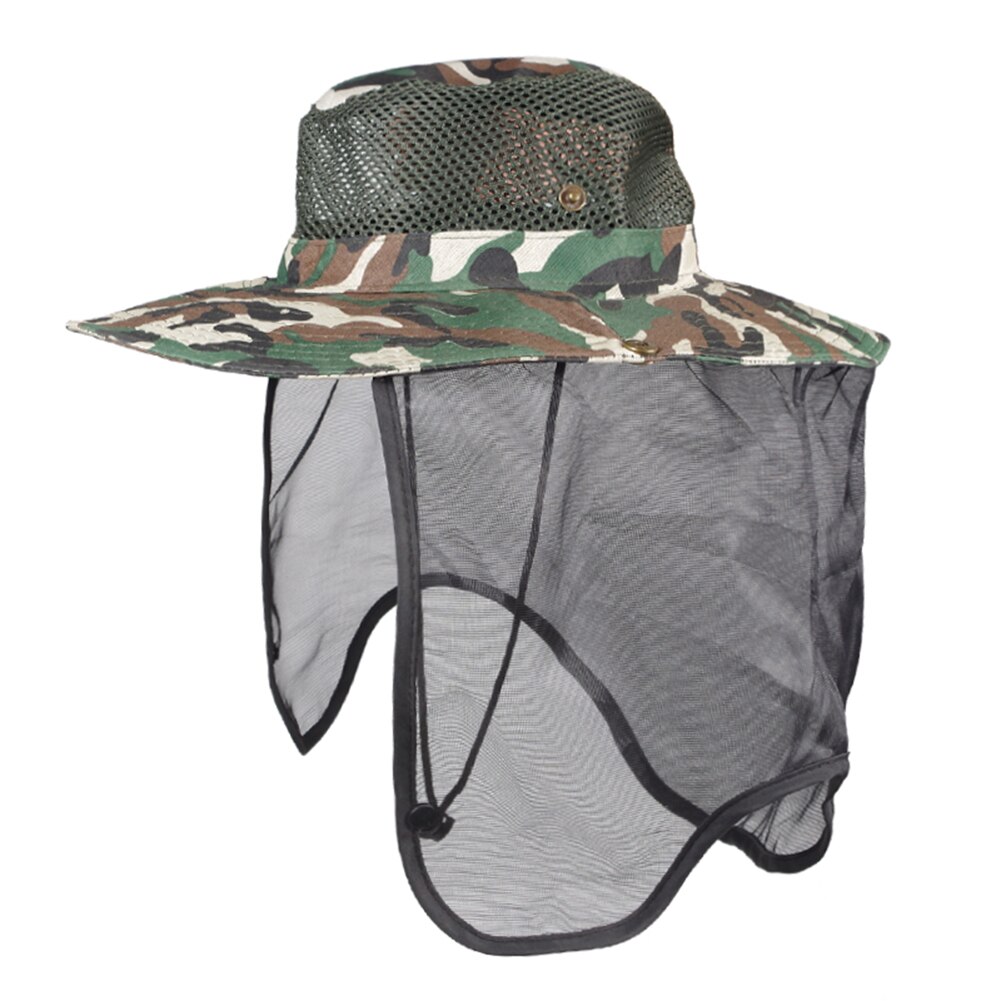Mosquito Insect Mesh Cap Insect Hoed Vissen Hoed Bug Mesh Proof Cap Mug Hoed Hoofd Gezicht Protector Net Voor Outdoor vissen: C