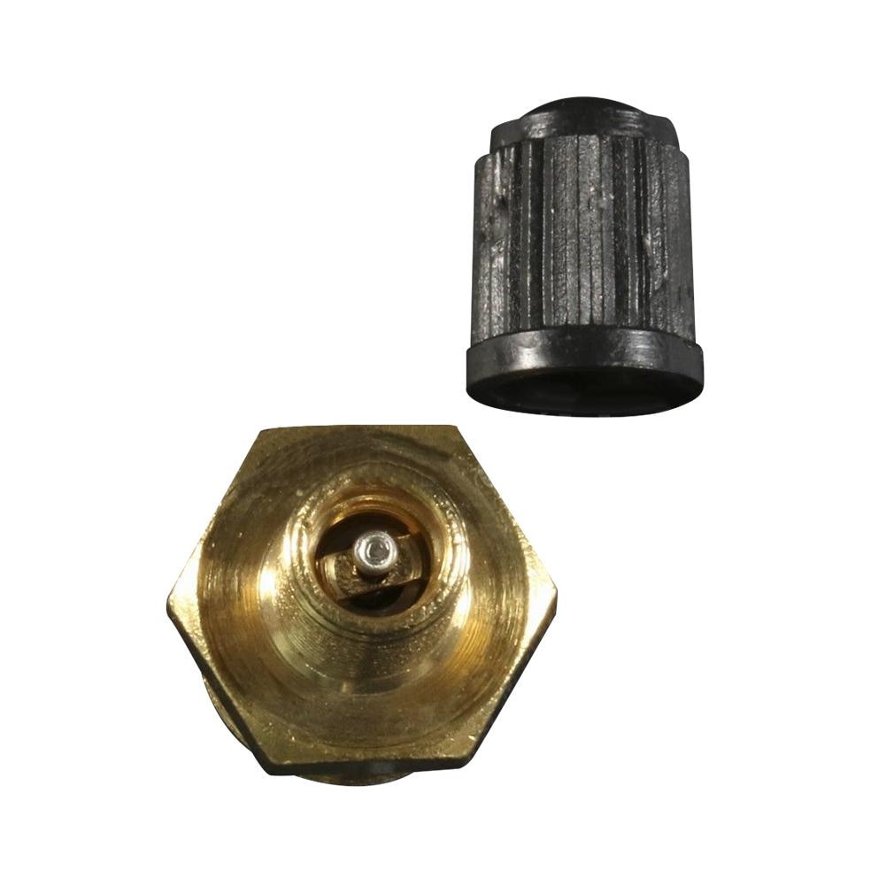 2 stk 1/4 "npt mpt rote dekk luft kompressor tank fyll ventiler til dunlop ventil bil-styling biltilbehør