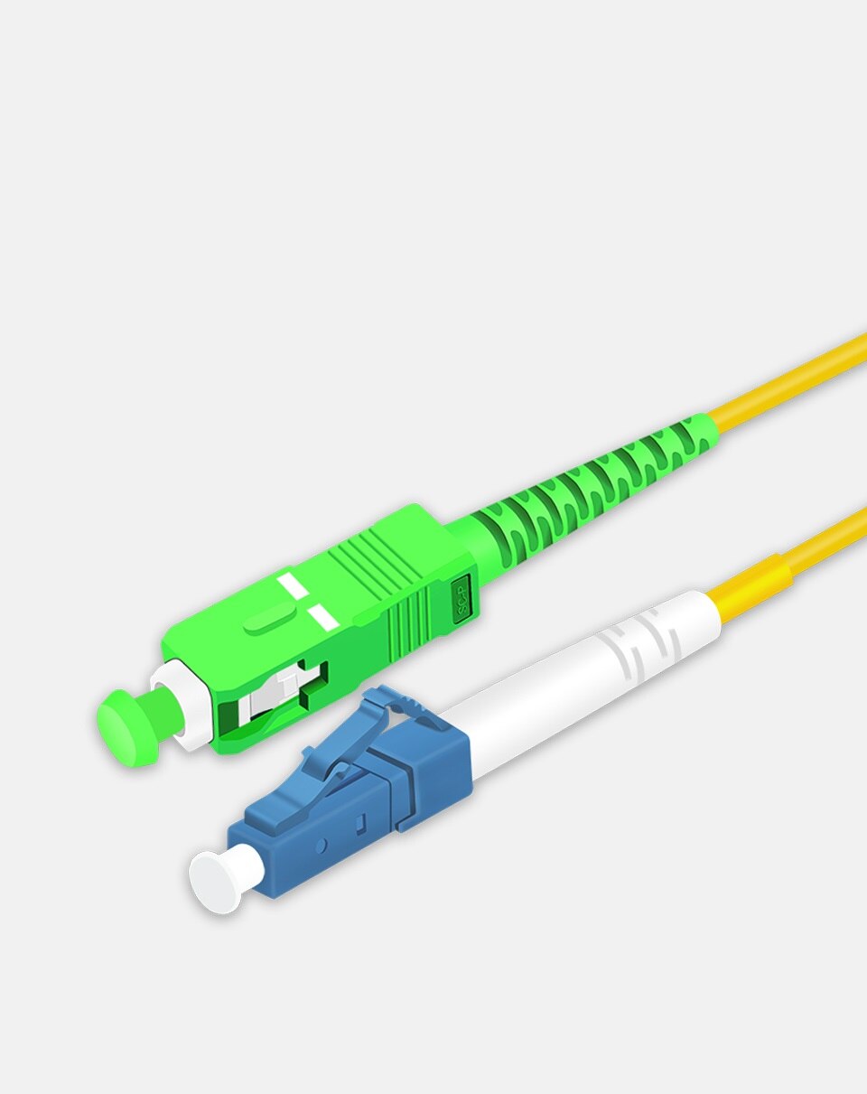 10Pcs Sc/APC-LC/Upc Single-Mode Fiber Optic Patch Cord 1M 2M 3M 5M 10M Sc Pigtail Jumper Ftth Fiber Patch Kabels Optische Jumper