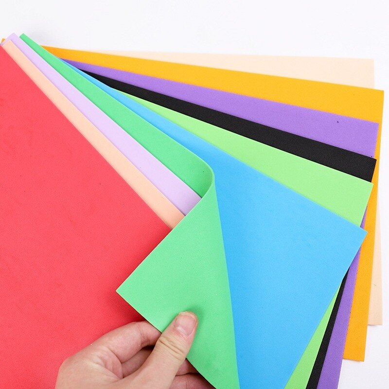 1mm A4 EVA Foam Paper Sheet 20*30cm Handmade Foam Sponge Paper Material DIY Scrapbooking Craft Nursery Decoration Year