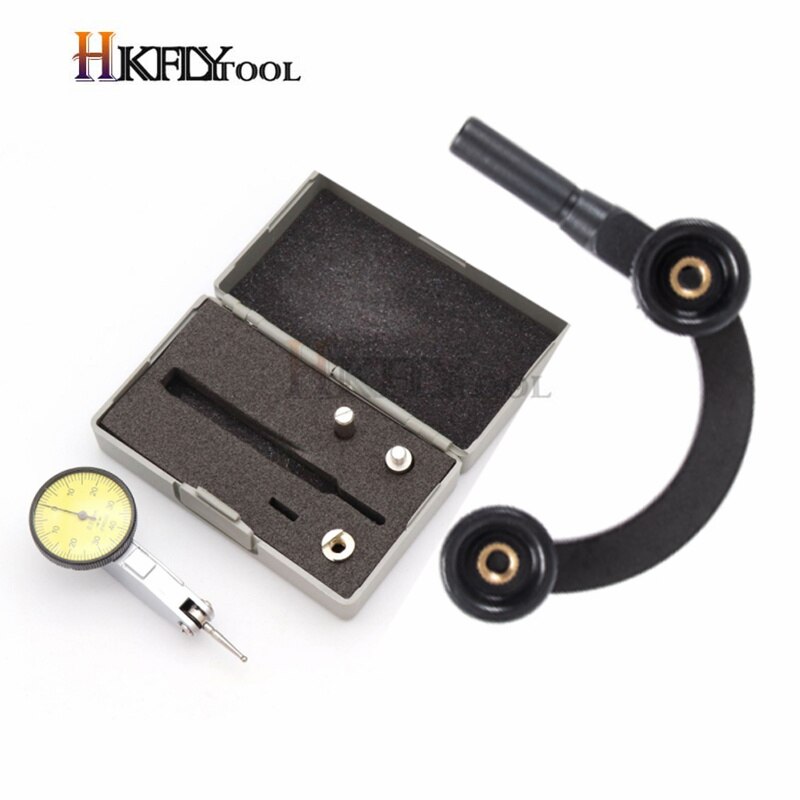 8mm Rod Dial Indicator Base Stand Center Finder Measurement Tool Support Half Round Combination Test Dial Indicator Arc Holder
