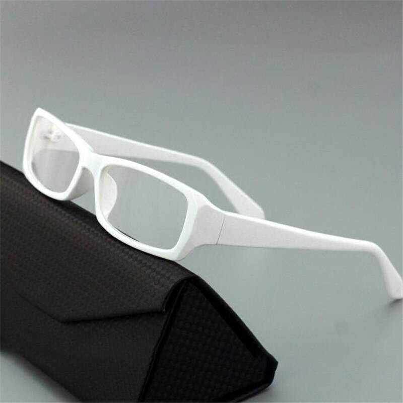 Cubojue White Reading Glasses Men Women 1.25 1.75 1.5 2.0 2.5 2.75 3.75 4.5 4 Diopter Eyeglasses Frames Male Unisex Narrow Nerd