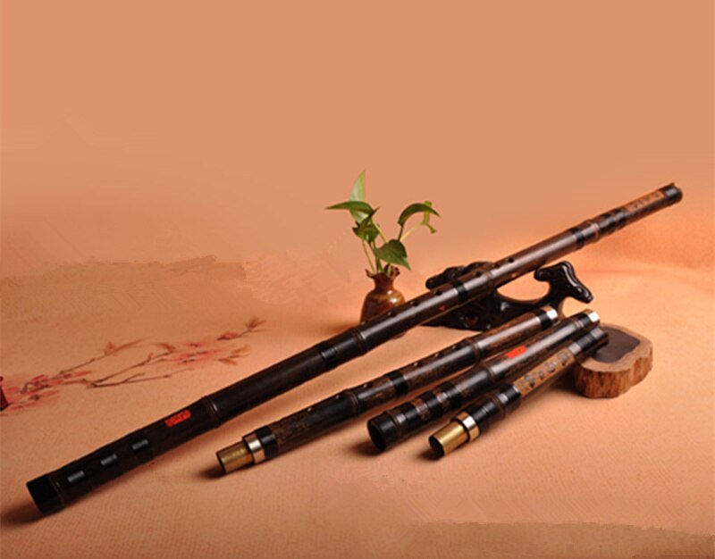 Kinesisk bambusfløjte xiao 3 sektioner og enkelt sektion flauta valgfri let at bære dizi sende boks