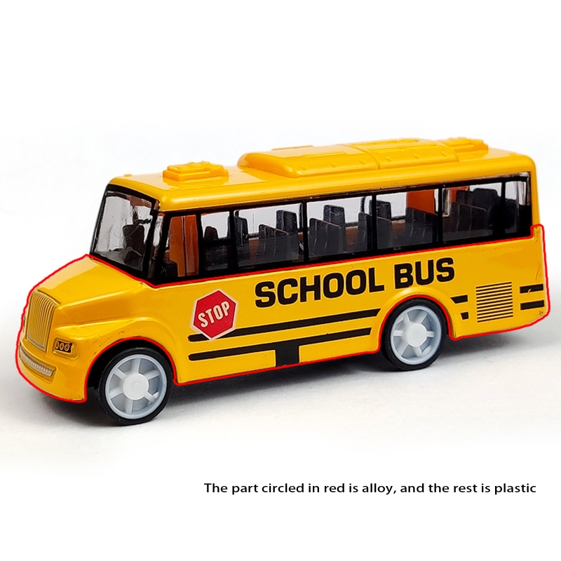 Simuleren Prachtige Lichaam Model Schoolbus Speelgoed Met Pull-Back Fit Voor Kids
