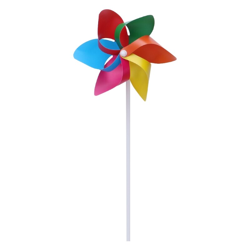 10Set Windmill Pinwheel Wind Spinner Garden Yard Art Decoration Outdoor Toys DIY Y4UD