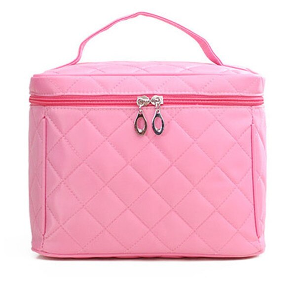 Esthéticienne Necessaire grand sac cosmétique cas organisateur beauté vanité maquillage boîte sac voyage toilette lavage poche pour femmes hommes: pink