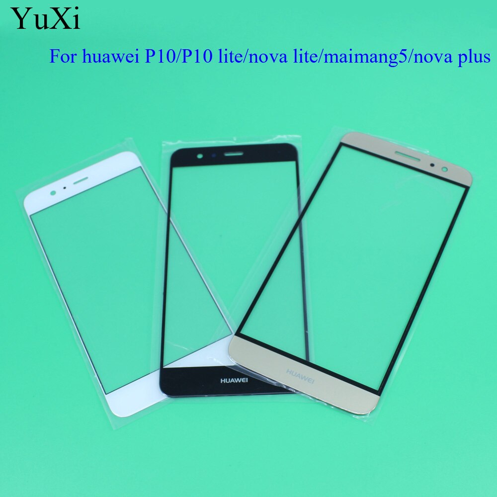 Replacement LCD Front Touch Screen Glass Outer Lens For Huawei P10 Lite / Nova Lite for maimang5 WAS-LX1 2 WAS-LX3 WAS-L03T