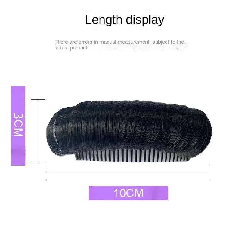 Bladerdeeg Haar Hoofd Kussen Synthetische Pad Onzichtbare Pluizige Haren Pad Clip Bol Bol Het Volume Hair Base Vrouwen Haaraccessoires