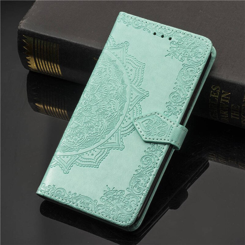 Étui en cuir de luxe pour Samsung Galaxy A7 portefeuille porte-carte étui de téléphone pour Samsung Galaxy A 7 A750 A750F 6.0 'couverture: Green