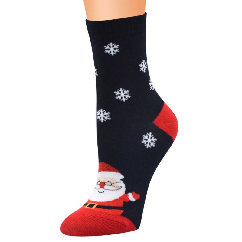 Christmas Autumn Winter Warmer Socks Cute Cartoon Socks For Unisex Leisure Comfortable Middle Tube Socks: 1