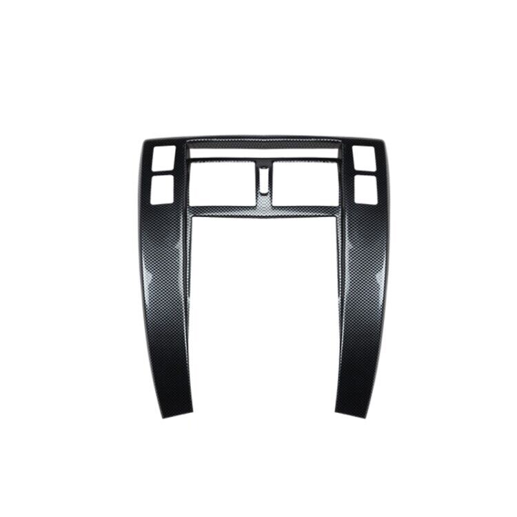 Lsrtw2017, fibra de carbono Abs, Panel de engranajes para coche, elevador de ventana, marco de ventilación para Hyundai Tucson 2006 2007: conditioning panel 1