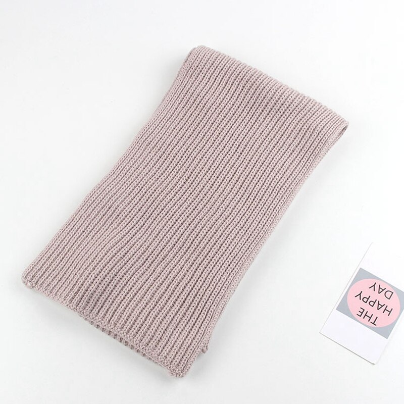 Autumn Winter Boys Girls Baby Kids Children Solid Scarf Warm Knitting Knitted Knitwear Collar Scarves Neckerchief S9773