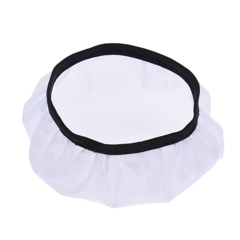 Tissu de diffuseur blanc doux de lumière de photographie pour le réflecteur Standard de stroboscope de Studio de 7 pouces 180mm