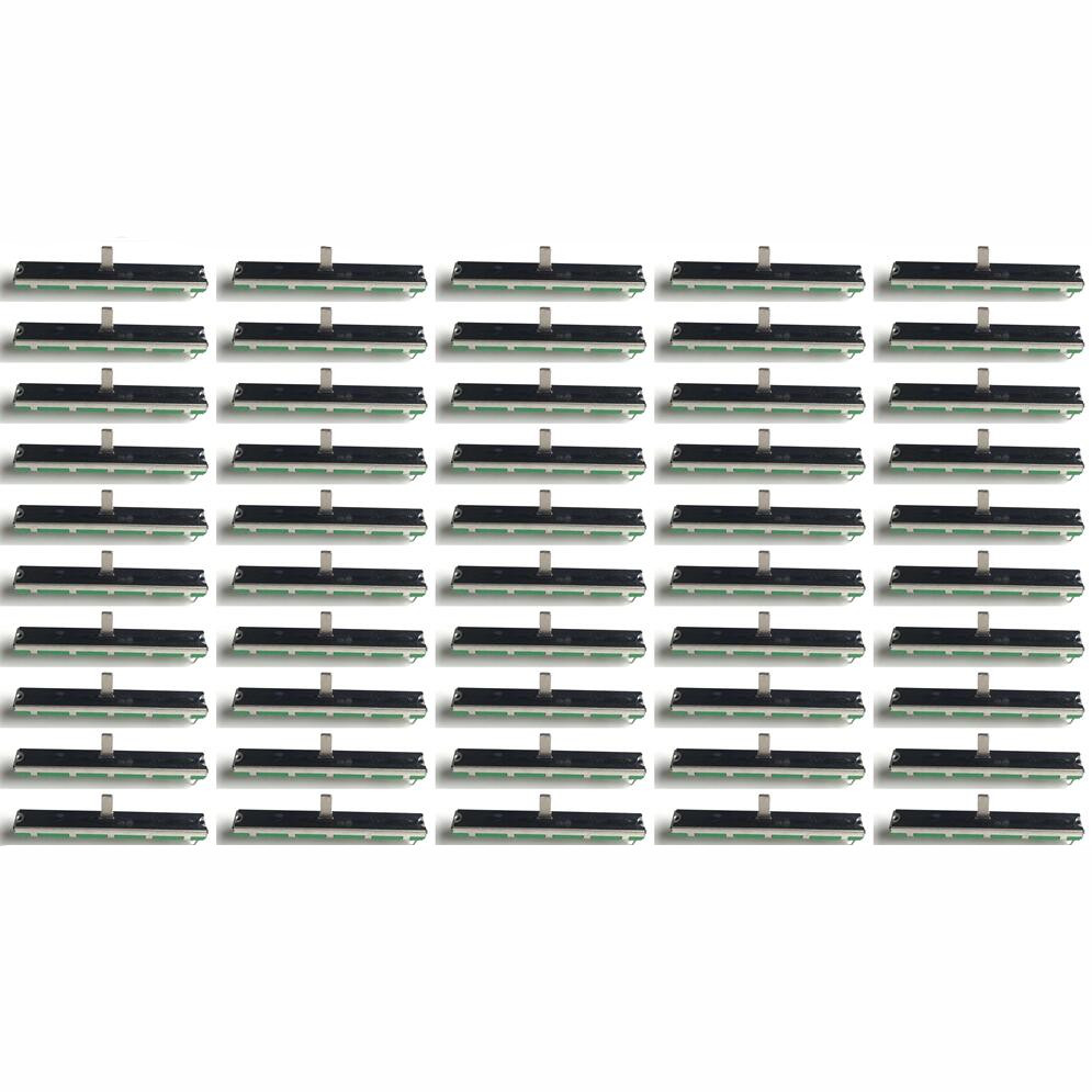 50pcs 10KD fader for Behringer 7.5CM 75MM treasure bag mixer Soundcraft FOLIO-4 B50KX2 2-channel double potentiometer B50K + cap