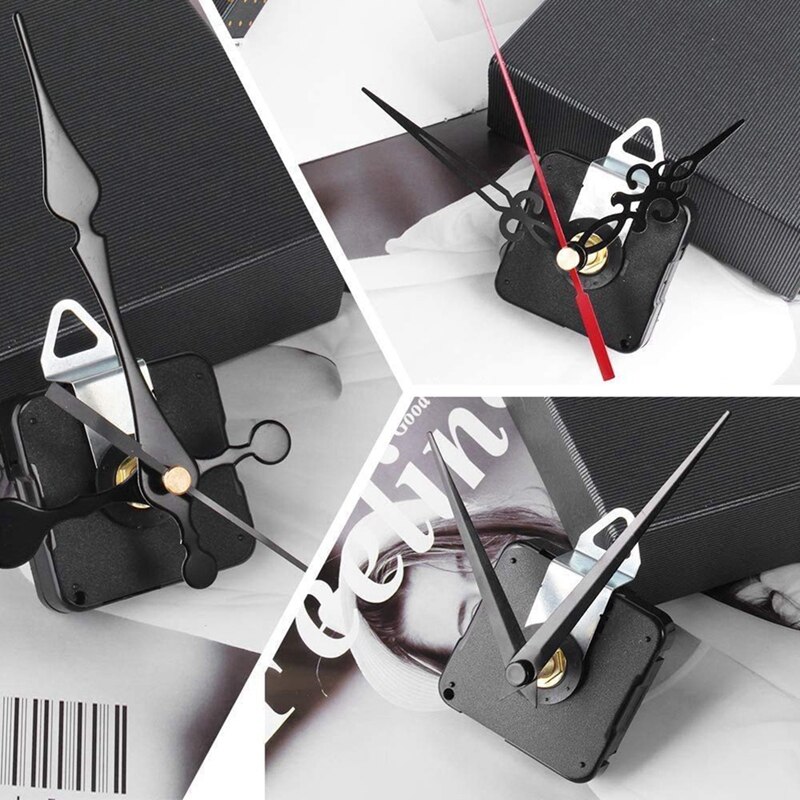 Clock Movement,Clock Mechanisms Battery Powered,Wall Clock Mechanism Parts Motor Replacement DIY Repair Parts,Long