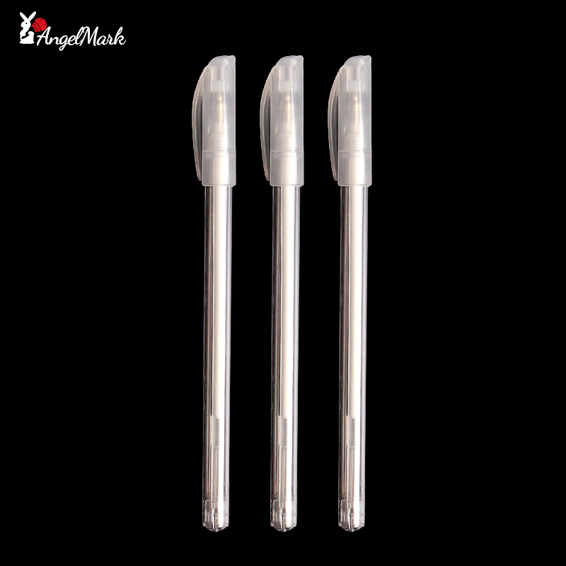 Stylo à encre Gel blanc classique, rouleau de gelée, marqueur pour surbrillance artistique, 3/6/12 pièces, blanc brillant, argent, or, peinture artistique, stylos à dessin: WHITE