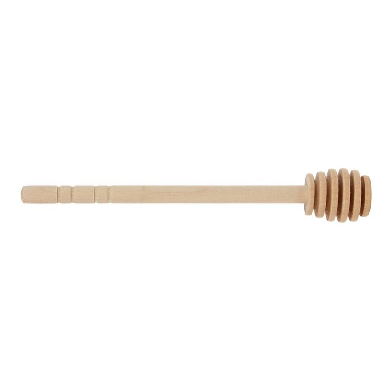 Mini Houten Honing Roer Stok Honing Lepel Melk Thee Lepels Bar Gereedschap Voor Honing Jar Supplies Lange Handvat Mixing Stick dessert Gereedschap