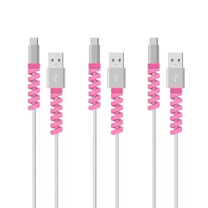 6 sztuk darmowa wysyłka kabel Protector silikonowy nawijacz szpulki przewód organizator pokrywa dla Apple iphone USB ładowarka kabel przewód: BRĄZOWA