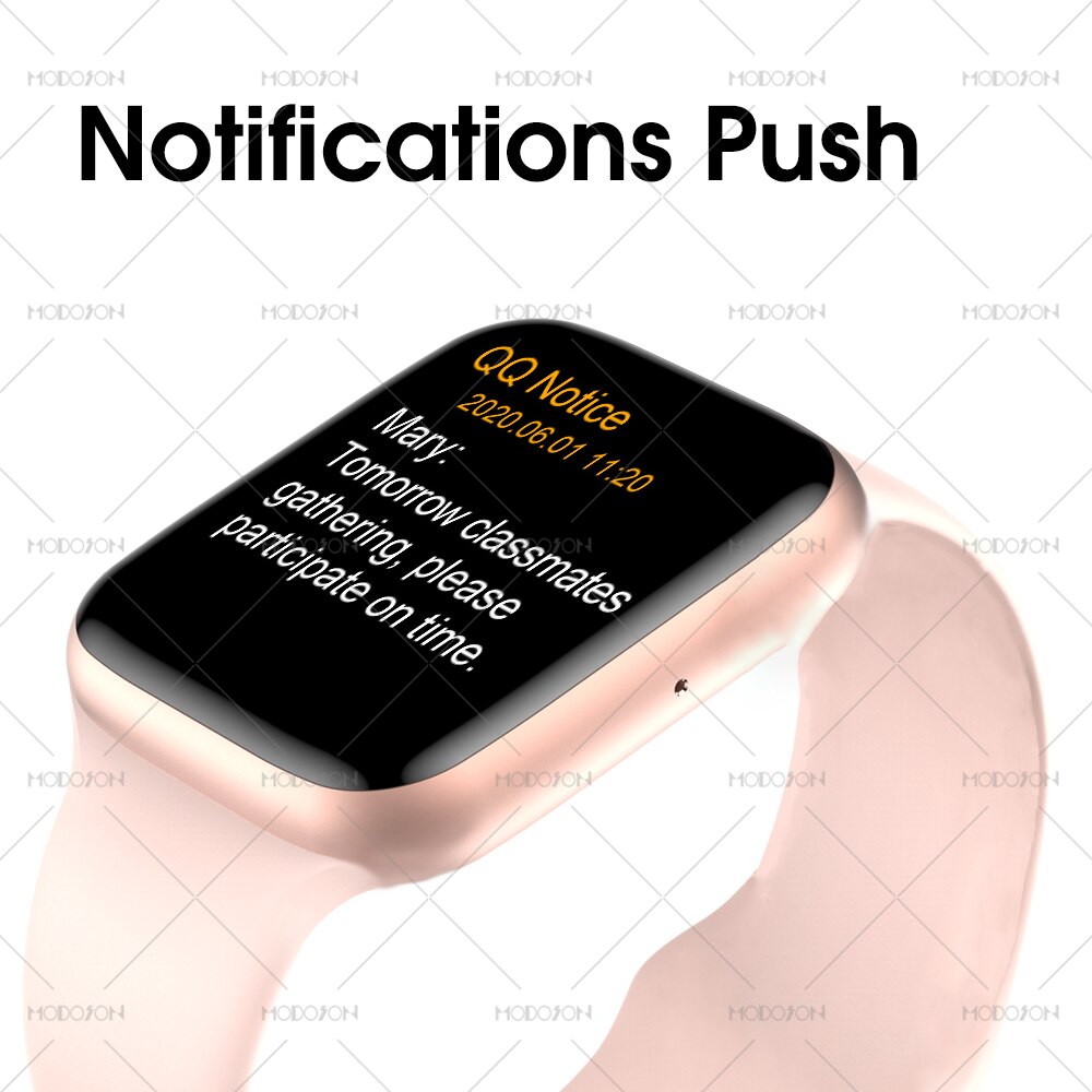 MODOSON Smart Uhr iwo W34S Bluetooth Anruf Herz Rate Fitness Tracker Smartwatch PK W34 W26 W46 W16 13 Für Apple iphone Android