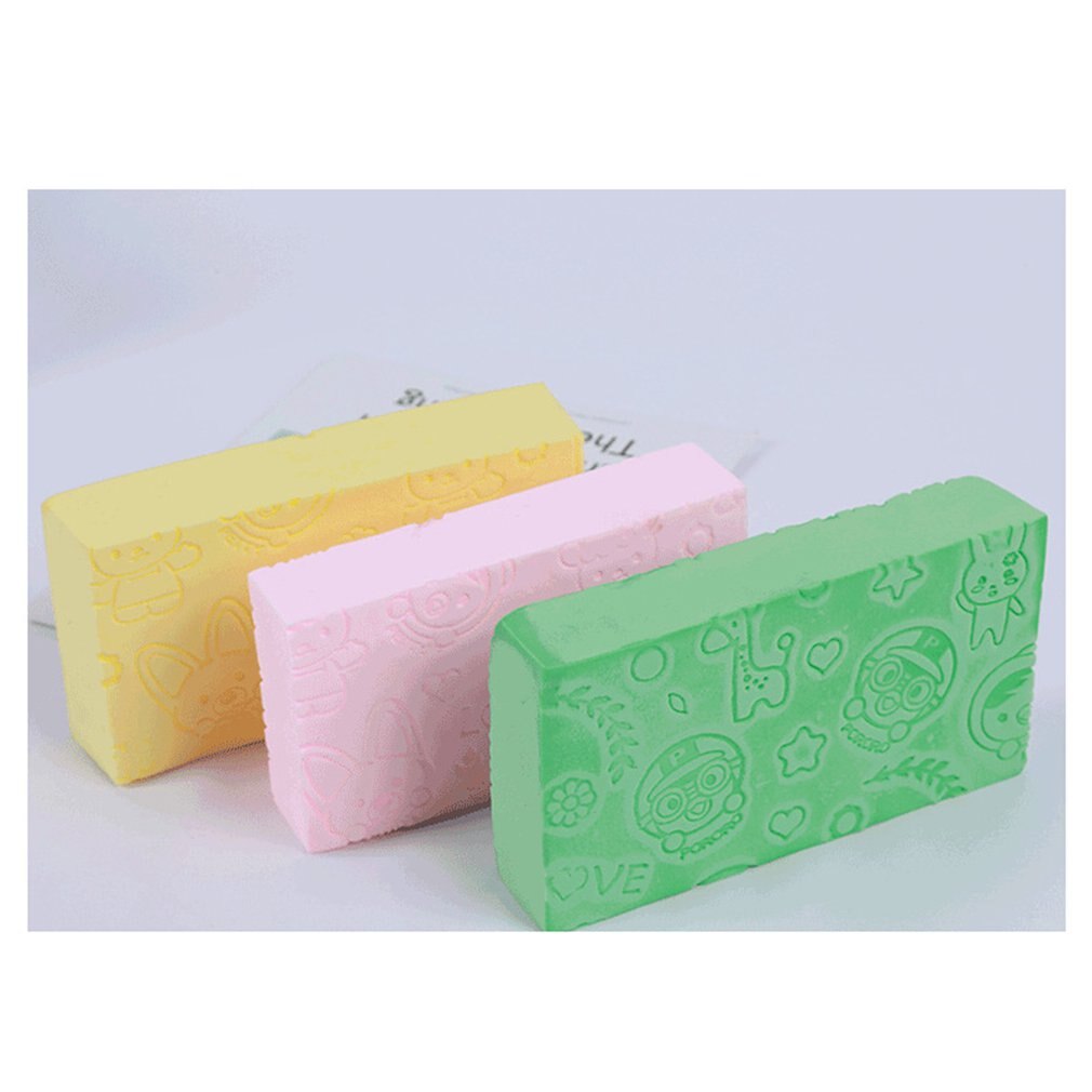 Baolululu Rubbing Bath Sponge High Density Printing For Children Non-Rubbing Bath Towel Household Bath Rubbing Ash