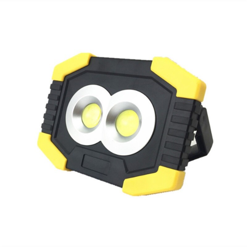Linterna portátil multifuncional OUTELA, lámpara Solar COB súper brillante para tienda de trabajo, luz de carga USB, luz LED de Camping: B solar yellow