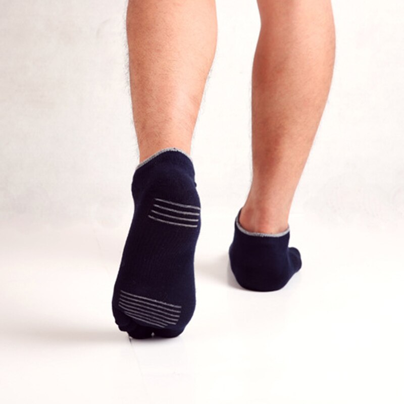 5 Paren/partij Mannen Vijf Teen Yoga Sokken Japanse Stijl Split Teen Sport Sokken Dunne Ademende Casual Active Wear Katoen Enkel sokken