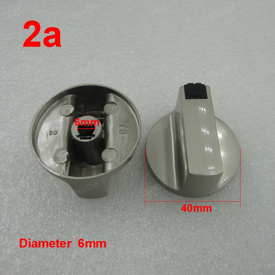 Dla szef/wiśnia/nas kuchenka gazowa, gałka gazowa uniwersalny przełącz akcesoria 6mm 8mm części kuchenki gazowej kuchenka gazowa przełącznik 2 sztuk: 2a