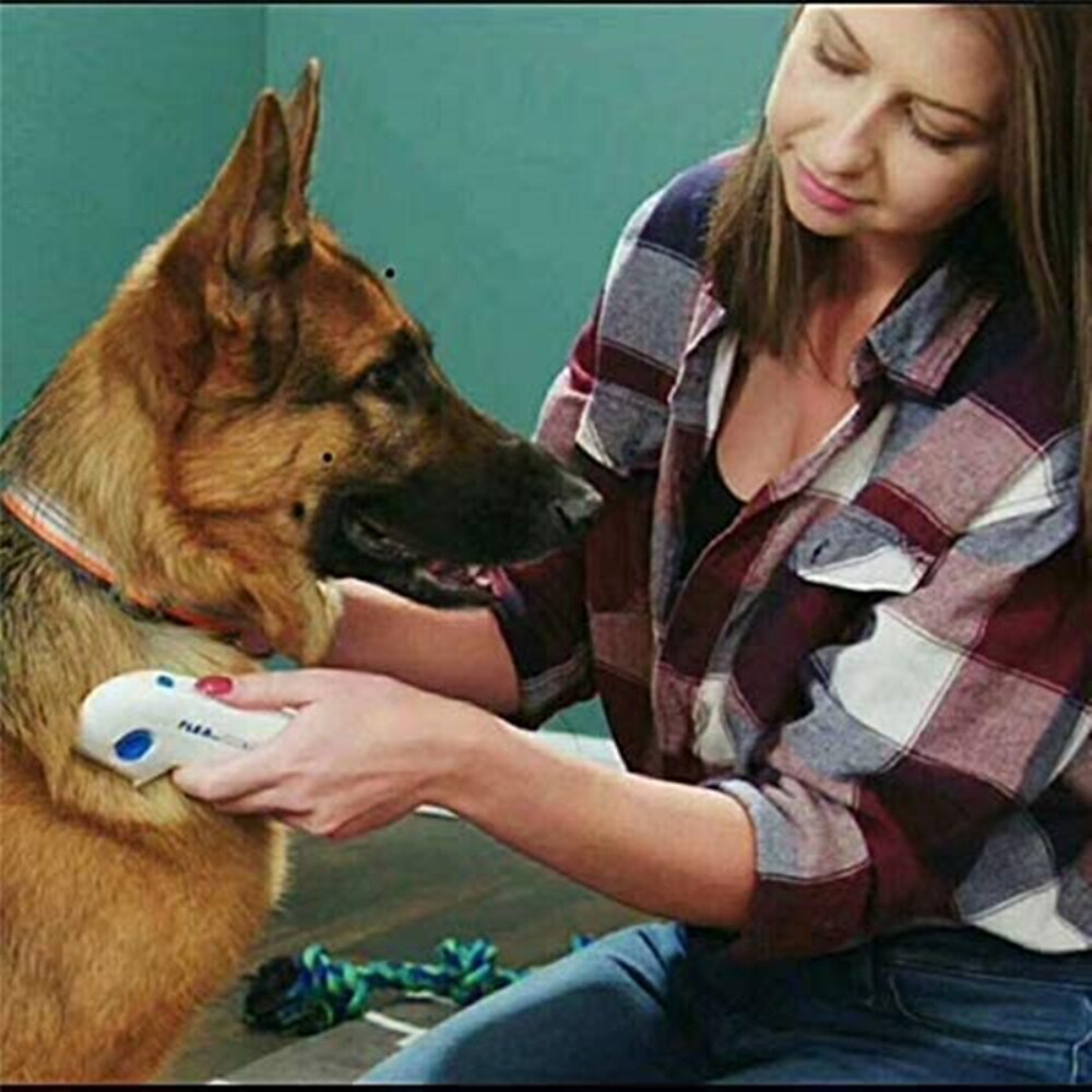 NICREW-limpiador eléctrico de Piojos para mascotas, peine de eliminación de aseo, herramientas para limpieza de gatos y perros, cepillo antipulgas, suministros de peine para mascotas