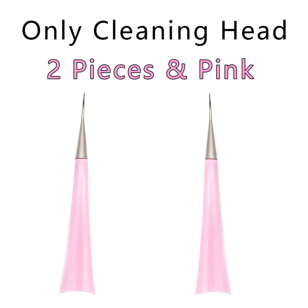 Ultrasonic Electric Dental Scaler Machine Tooth Calculus Tool Sonic Remover Stains Tartar Plaque Whitening Portable Oral Cleaner: Only 2 Heads Pink