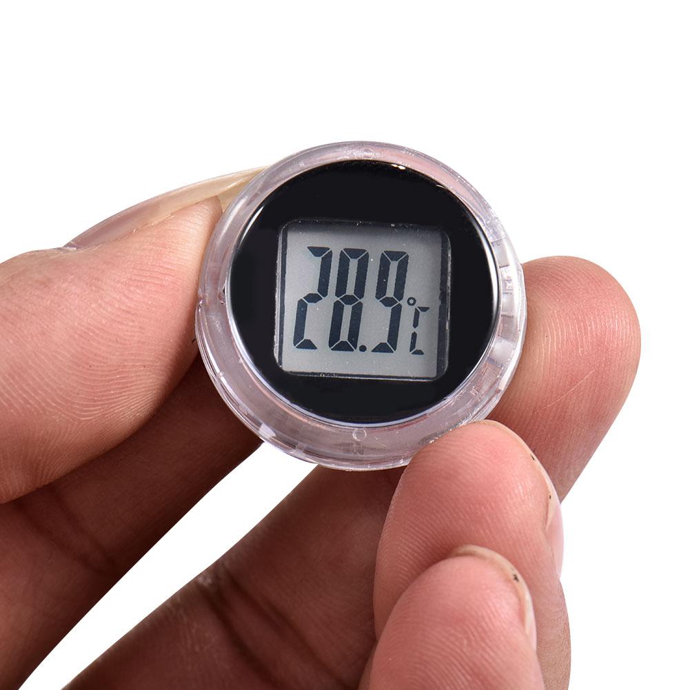 dauerhaft Digital-Thermometer Uhr Motorrad Meter Wasserdichte Motorrad Innen Uhren Instrument Zubehör #40